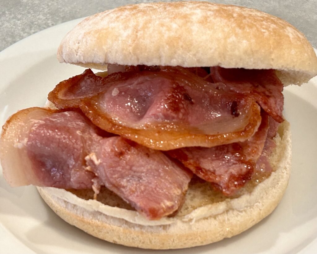 bacon bun