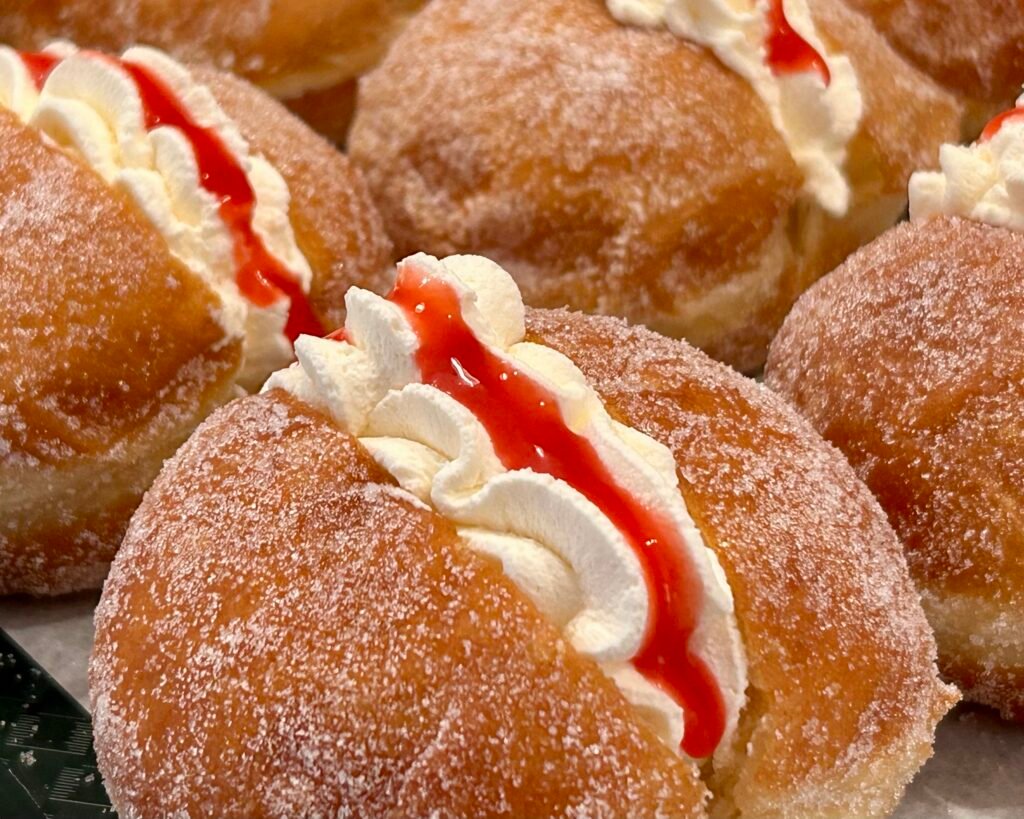 jam & cream doughnuts