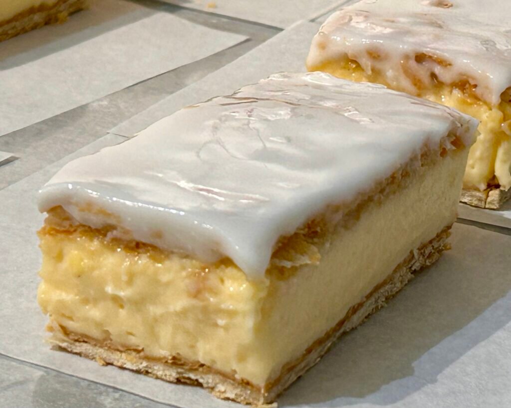 vanilla custard slice