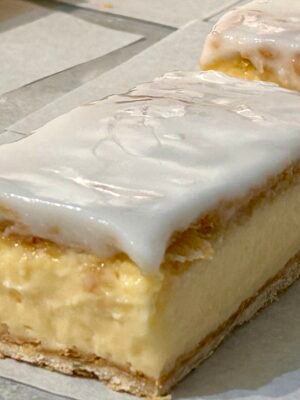vanilla custard slice vanilla custard slice