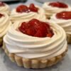 strawberry custard tart