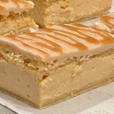 caramel custard slice