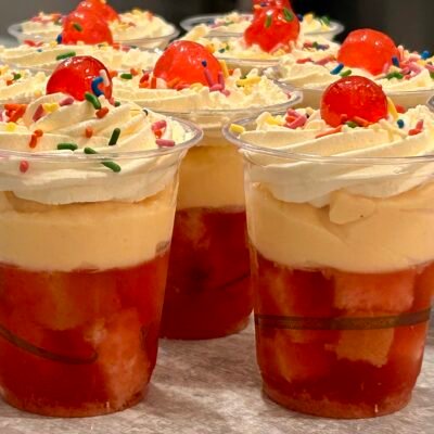 dessert pot trifle