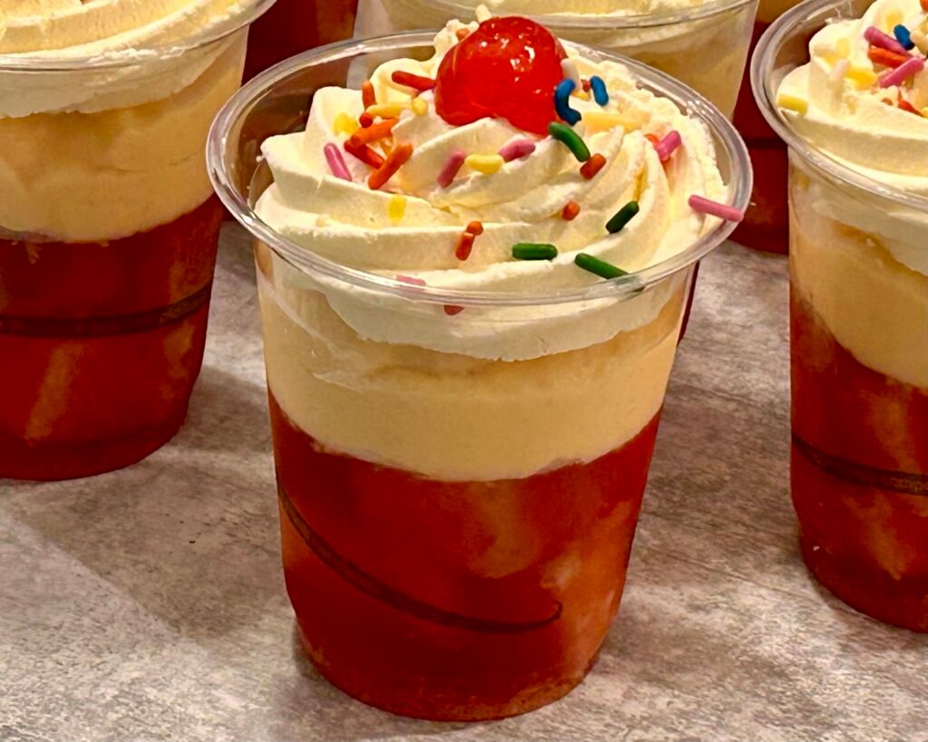dessert pot trifle