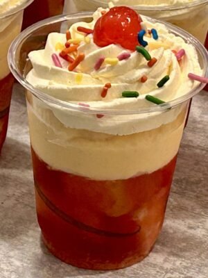 dessert pot trifle