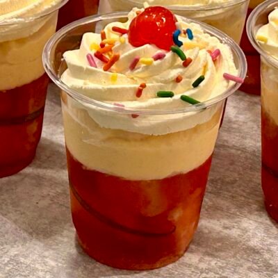 dessert pot trifle