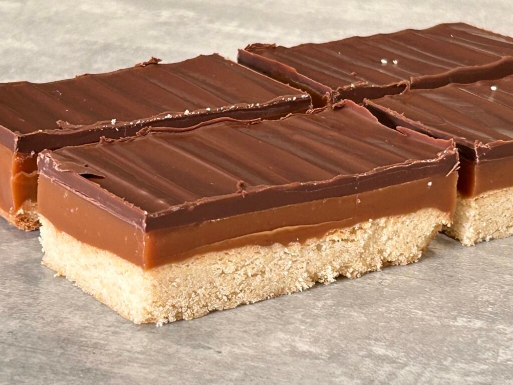 tray bake millionaires caramel shortbread