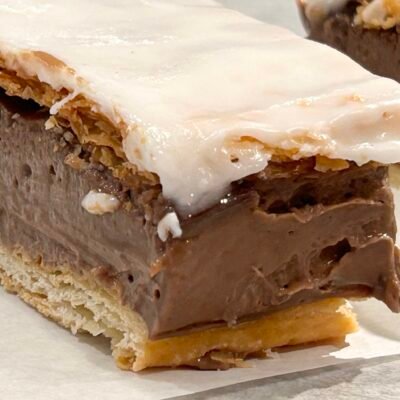 custard slice chocolate