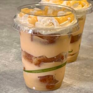 Full Catalogue dessert lemon meringue custard cake pot (no gluten)