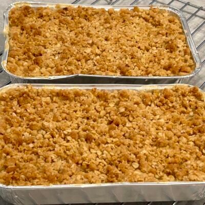 apple crumble (serves 2)