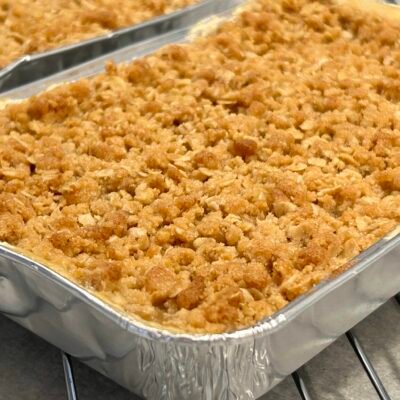 apple crumble (serves 2)
