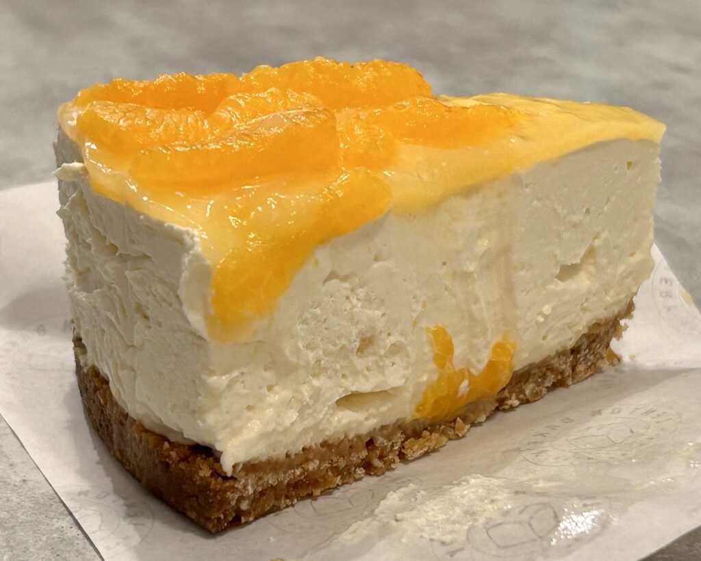 mandarin & orange marmalade cheesecake