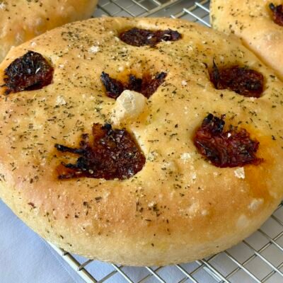 Sun-dried Tomato, Italian Herb & Sea Salt Focaccia (1 per customer)