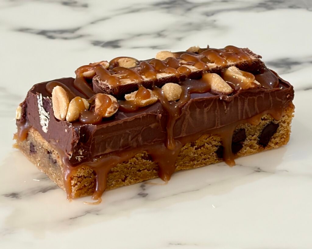 snickers cookie slice