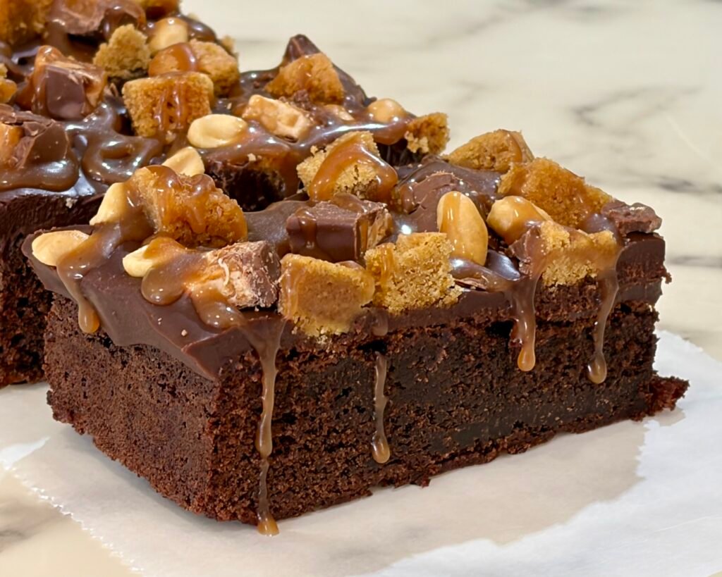 peanut butter cookie brownie