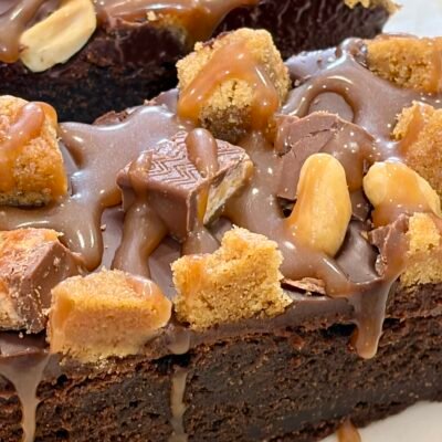 peanut butter cookie brownie