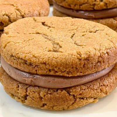 peanut butter sandwich biscuit