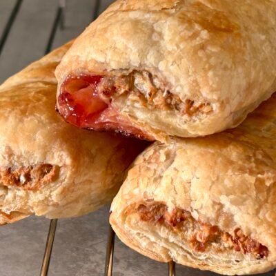 Turkey, Brie & Cranberry Sausage Roll
