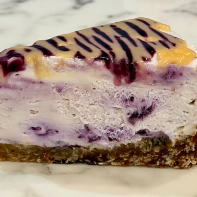 lemon blueberry cheesecake