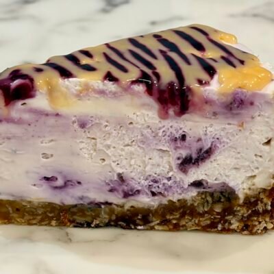 lemon blueberry cheesecake