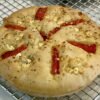 red pepper & feta focaccia
